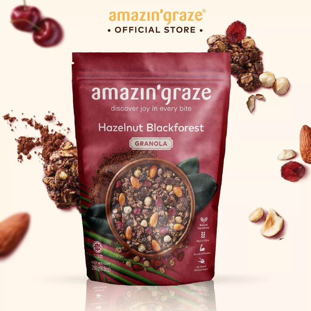 Amazing Grace Breakfast Granola Assorted Flavours Amazin Graze Granola