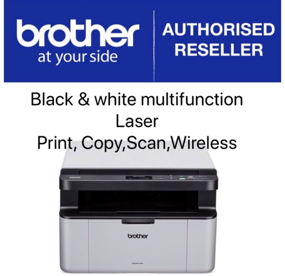 Brother DCP1610W Laser Printer Wireless Multifunction Monochrome Laser Printer Print Scan Copy