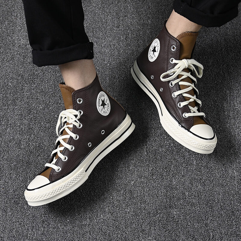 converse leather shoes