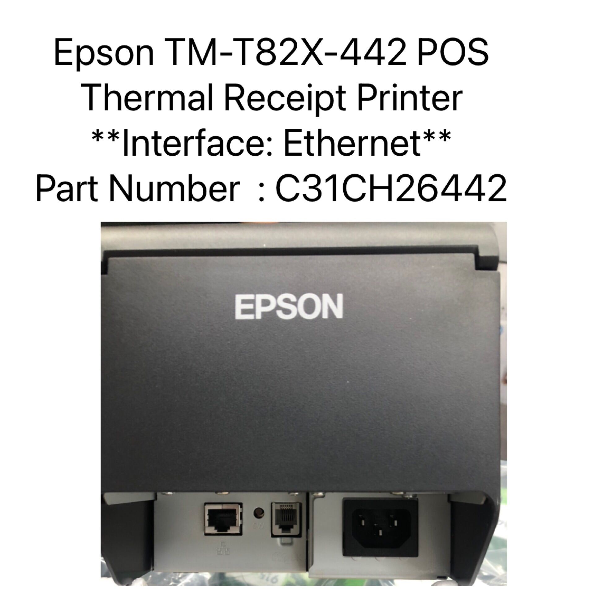 Genuine Epson Tm T82x 442 Pos Thermal Receipt Printer Interface 5811
