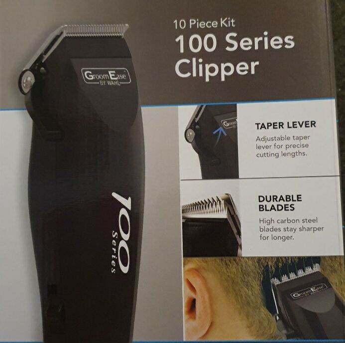 Wahl GroomEase 100 Series Haarschneider – Netzbetrieben, Mit 4 Aufsätzen
