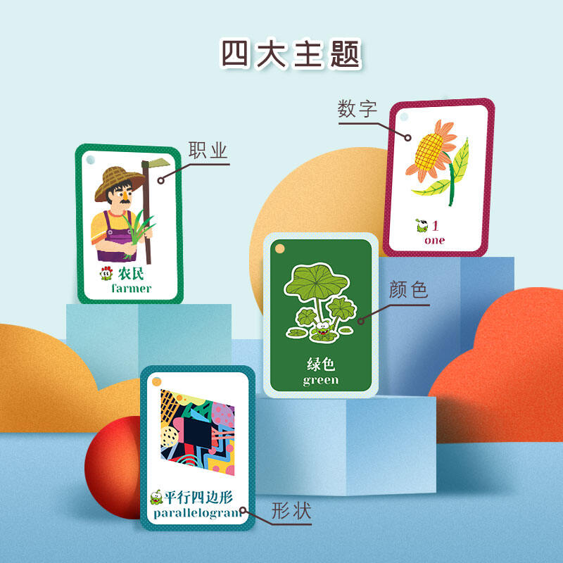 Luka Duo Learning Cognitive Card 3 9 Years Old Getting Started For Children Chinese And English Bilingual Professional Digital Shape Color Lazada Singapore