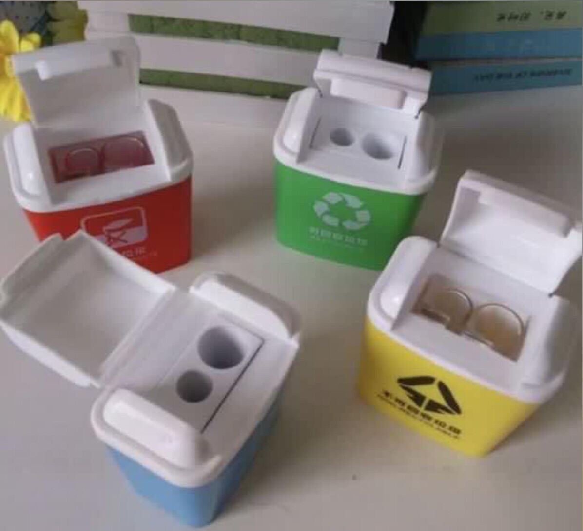 36 PCS Bulk Buy Recycle Bin Sharpeners Educational Tools Pencil