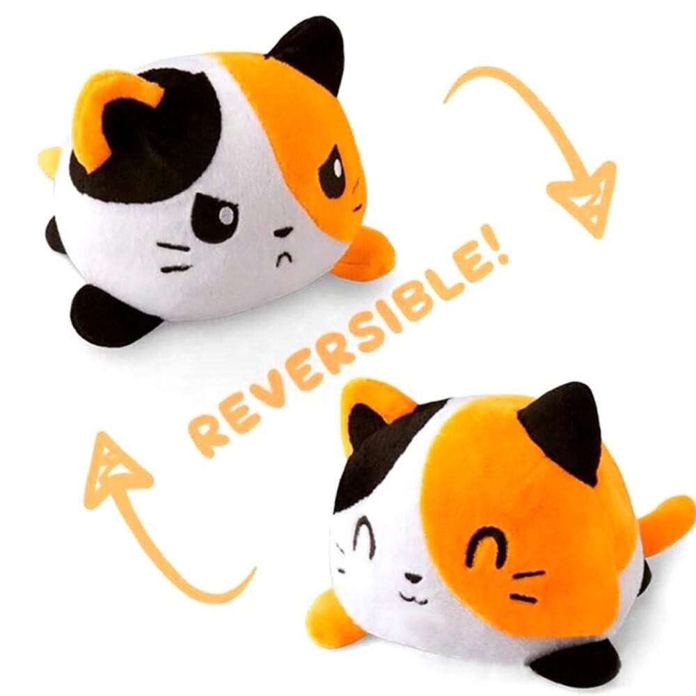 reversible cat plush