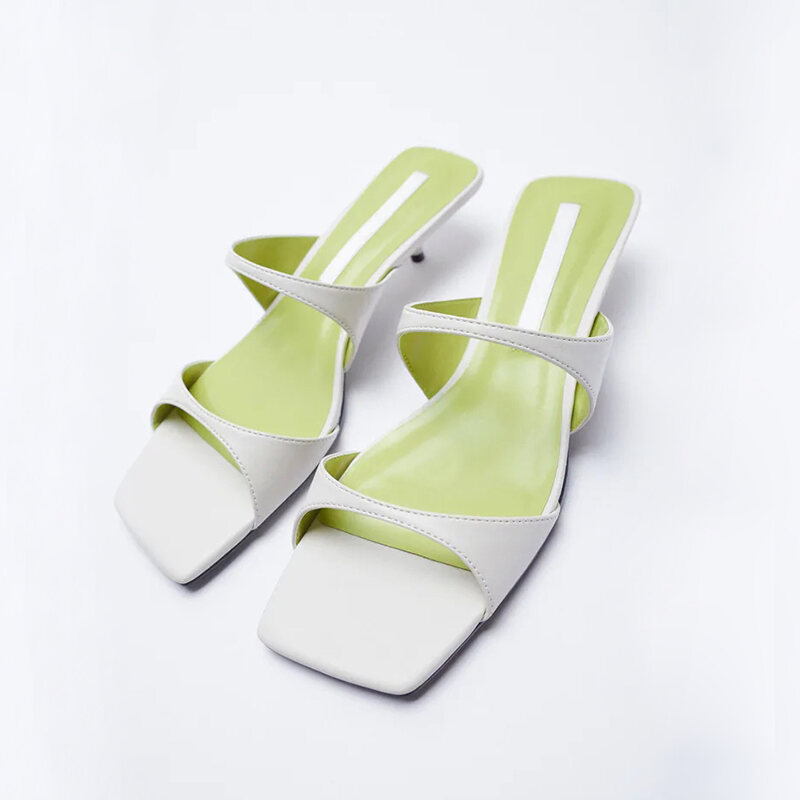 square white sandals