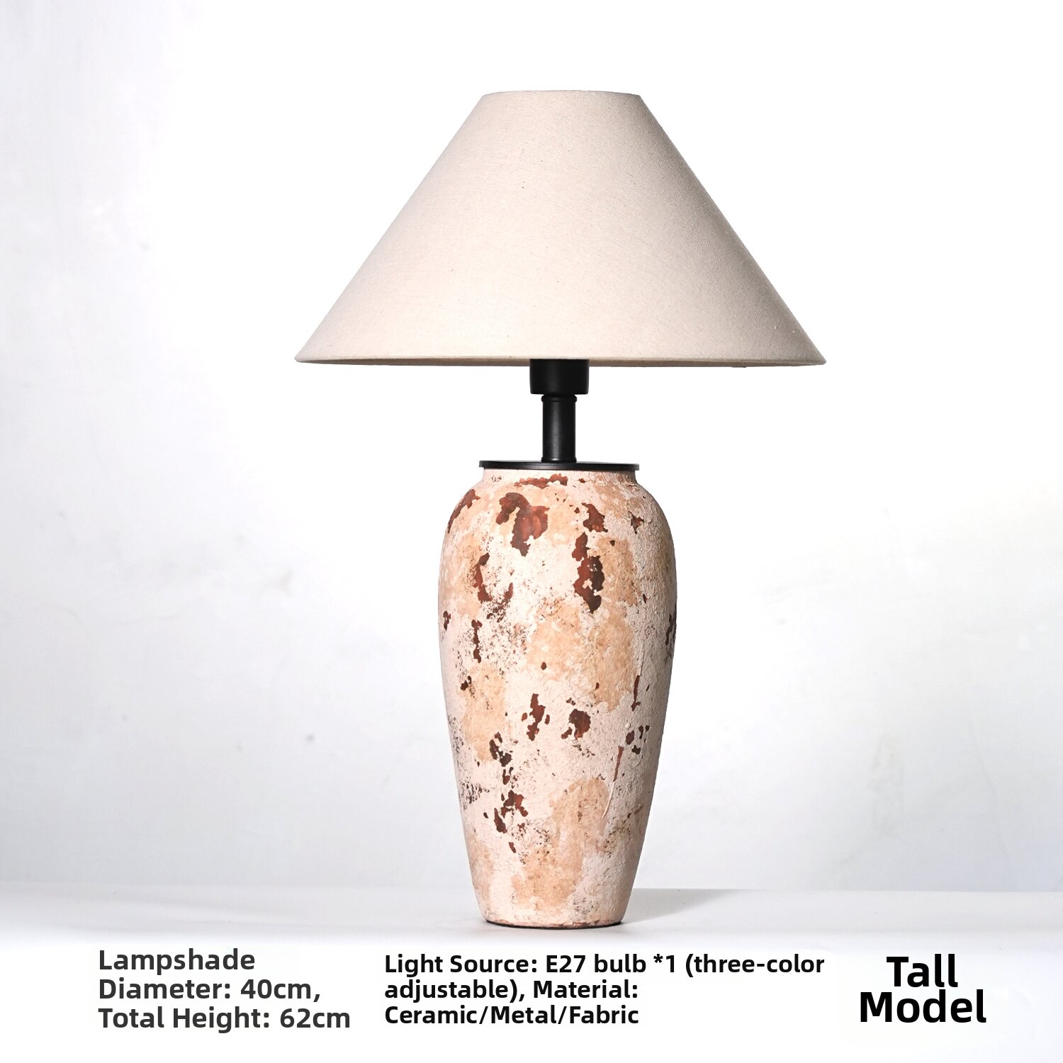 Vintage Zen Ceramic Table Lamp
