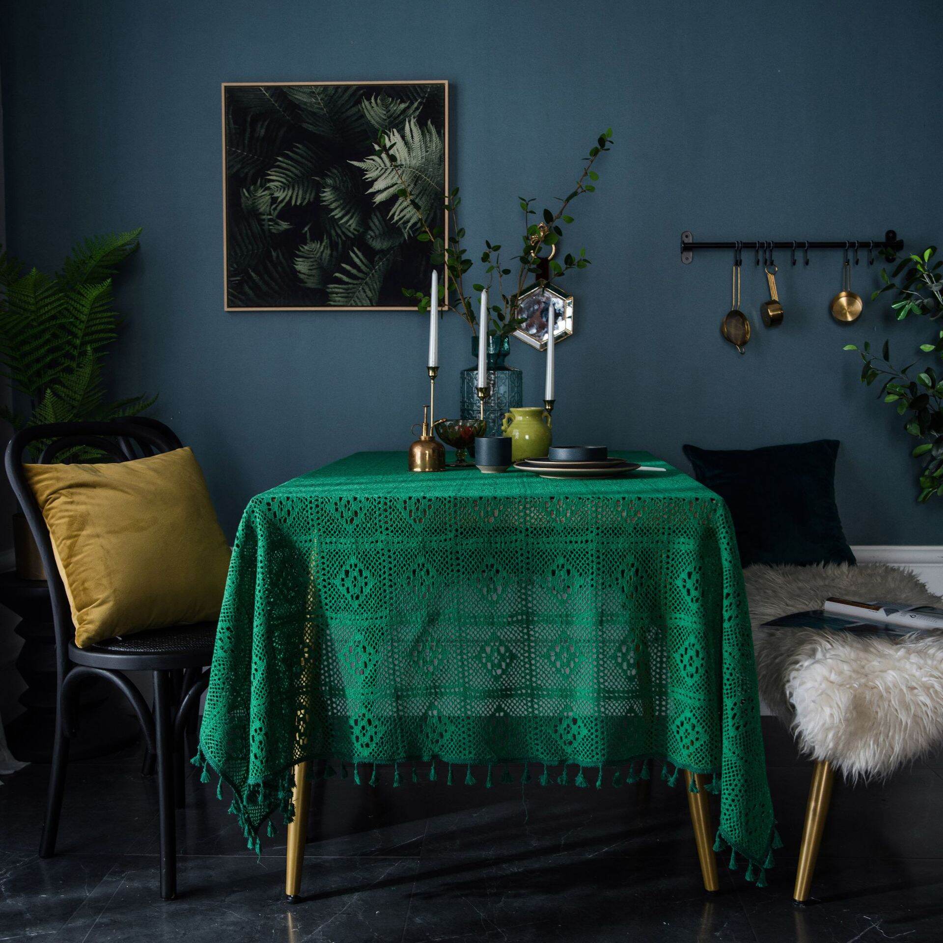 dark green vintage chair