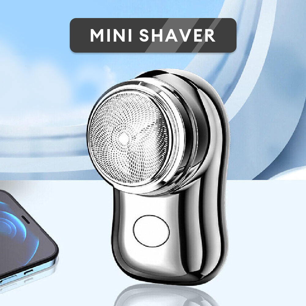 Mini Electric Shaver For Men Pocket Size Washable Rechargeable Portable Cordless Trimmer Face Beard Razor Hair Trimmer