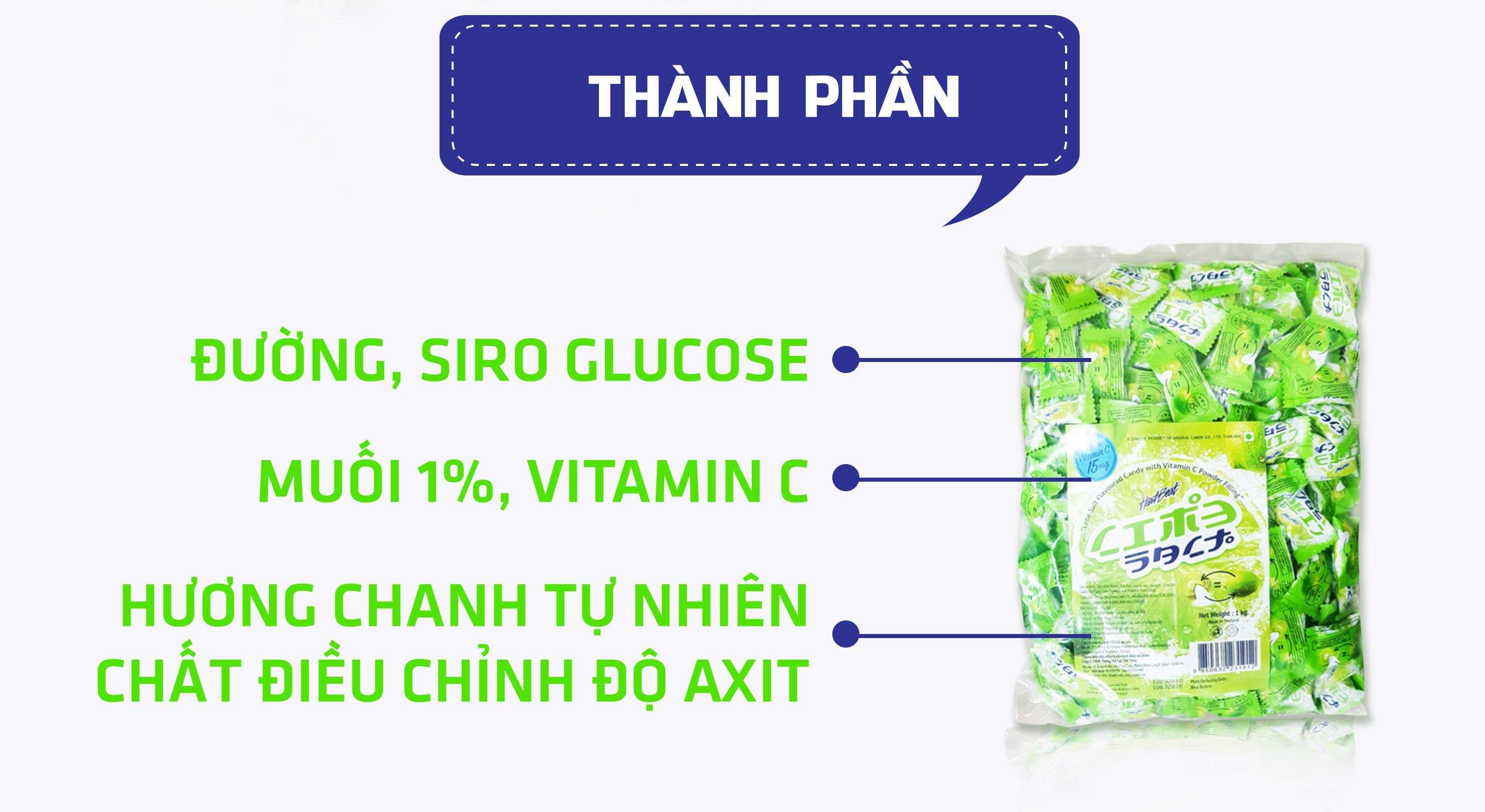 Kẹo Chanh Muối Thái Lan Hart Beat 120gram