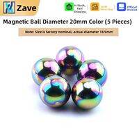 ZAVE | Relieve Stress Intelligence Magnetic Ball Toy Black Colored Elliptical Magnets