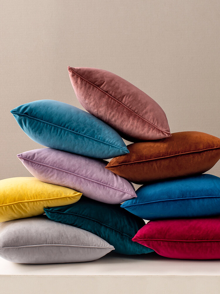 Big Cushion - Square Shape Pillow, Soft Plush, Nordic Style