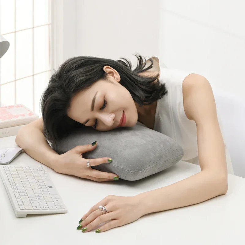 Memory Foam Mini Pillow Portable Pillow Office Siesta Appliance Lunch Break Face Pillow Boys Sleeping Small Student
