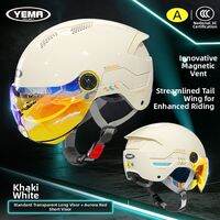 Yema | Electric Motorcycle Safety Helmet Half Design 3C Approved Breathable Unisex All Seasons
