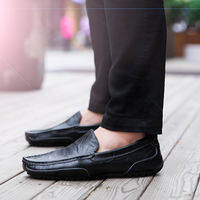 NUDANLAI | Mens Breathable Perforated Summer Business Casual Loafers