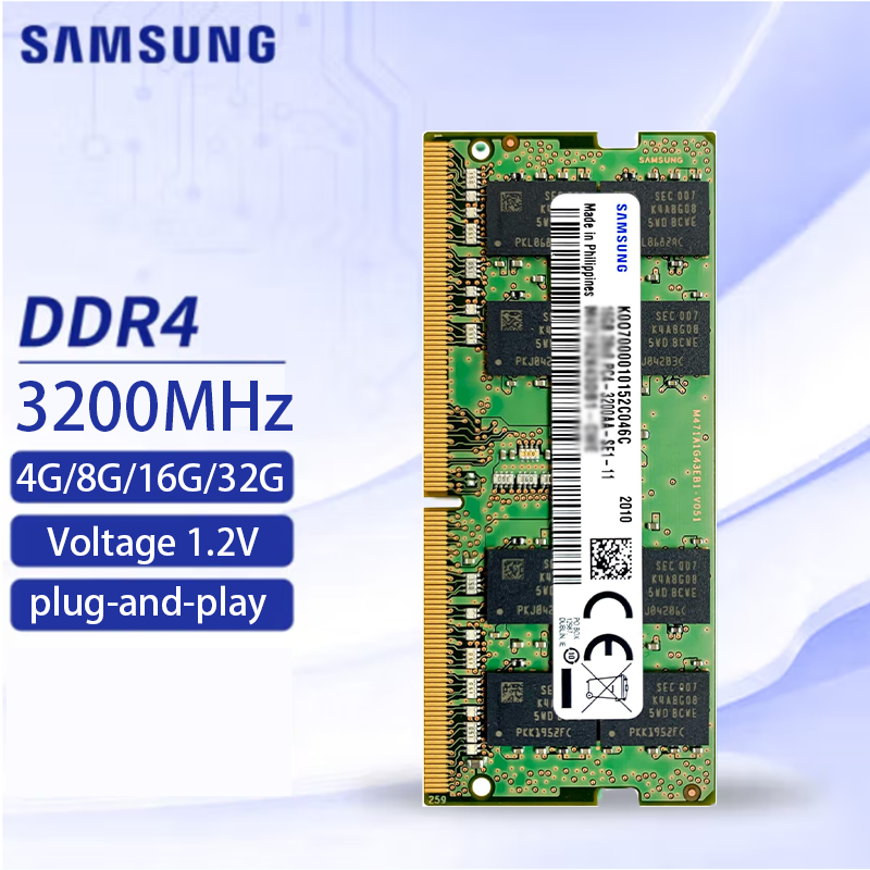 32Gb Ddr4 Samsung Ram For Desktops & Laptops - High Performance