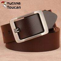 TUCANO | Stylish Leather Belt Unisex Youth Genuine Cowhide Pin Buckle