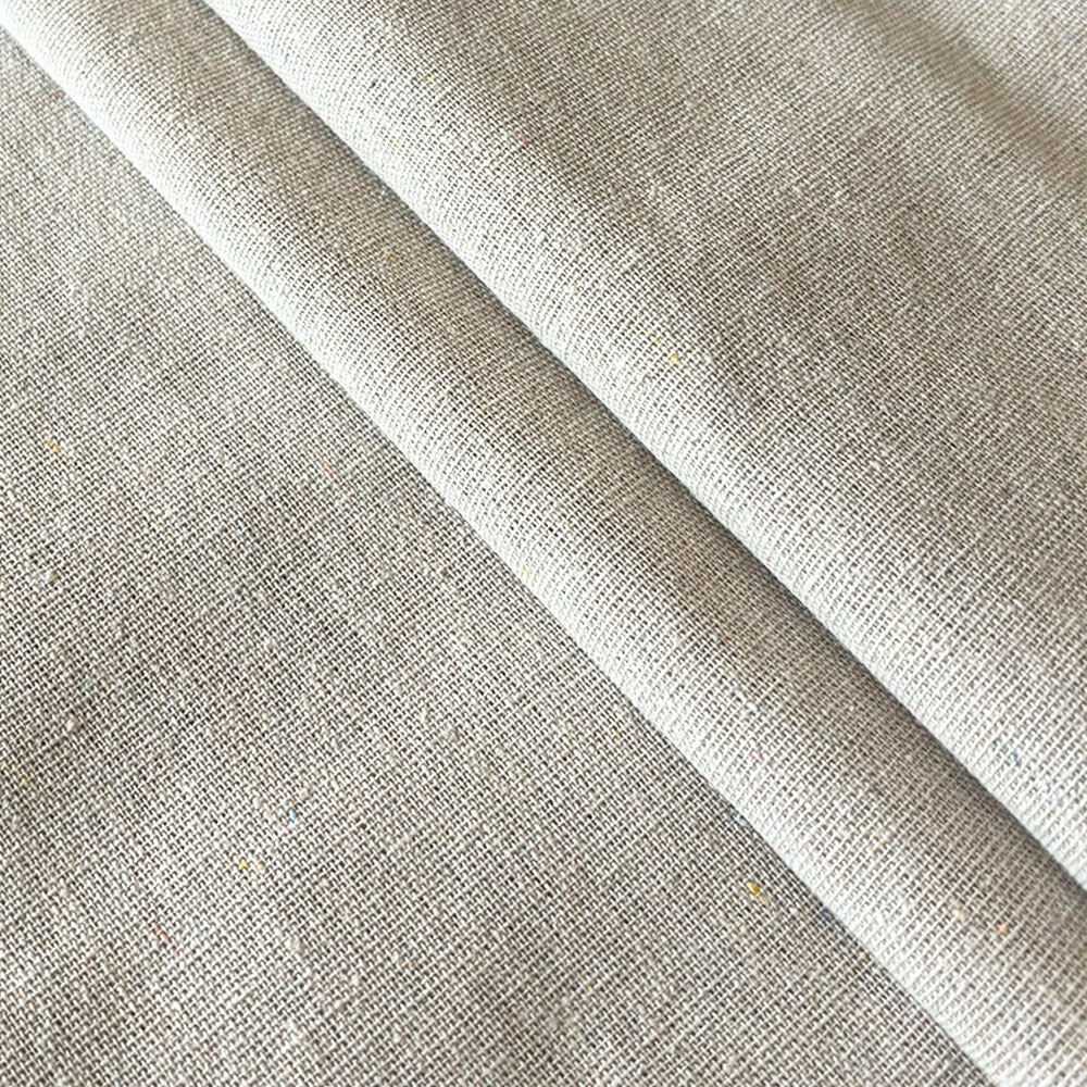 50x150cm Raw Cloth Hemp Cotton Linen Fabric Burlap Texture for Sewing Patchwork Painting Quilting Table Runner Party Decoration