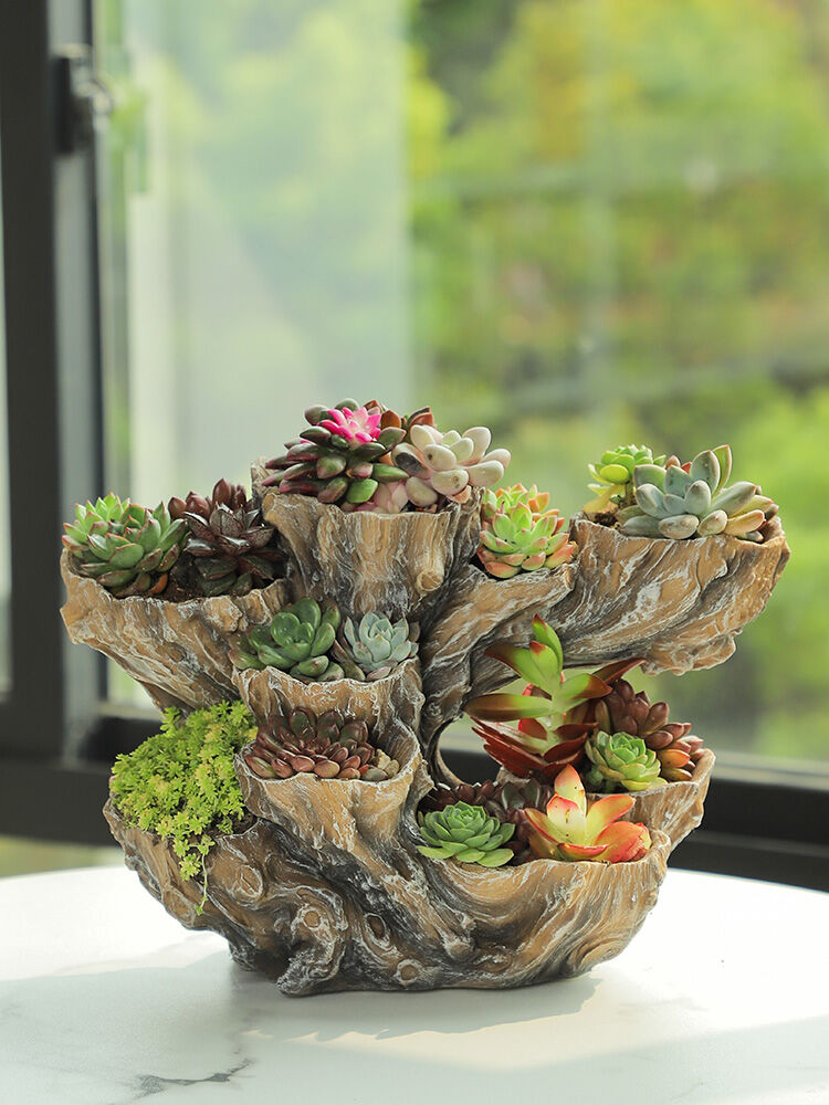 Big Tree Pot - Durable Plastic Outdoor Planter With Uv Protection