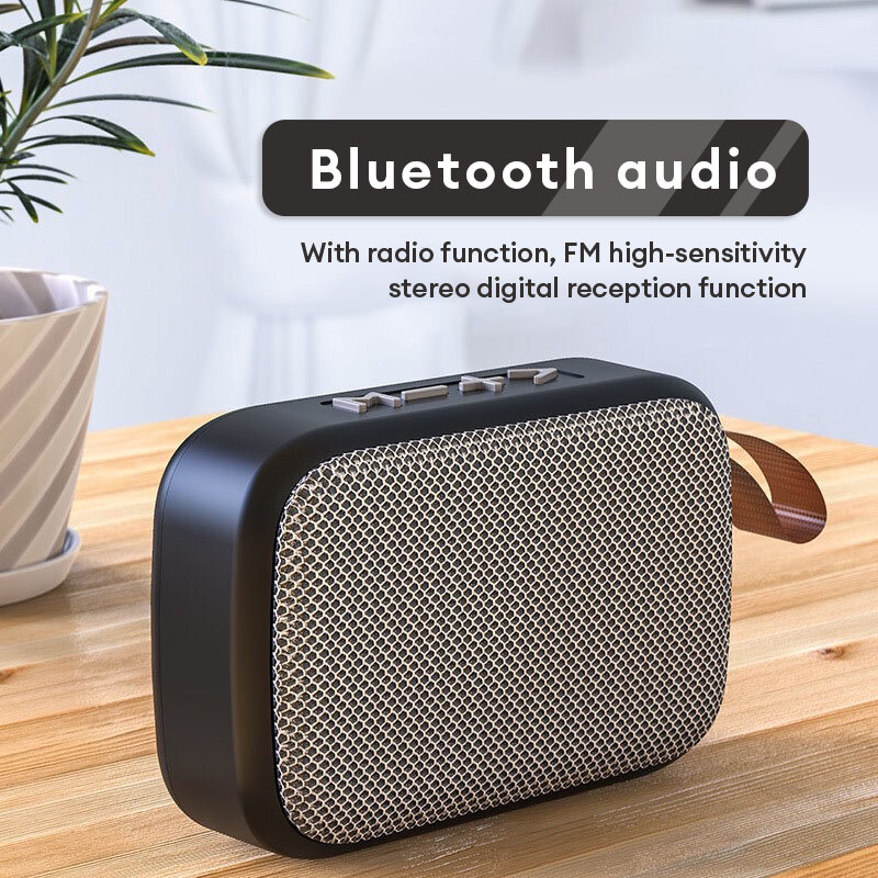 Portable Wireless Bluetooth Mini Speaker with TF Card, FM Radio,USB function