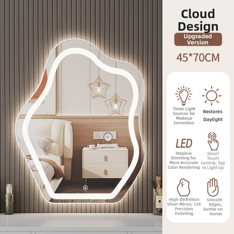 LED Lighted Wall Mounted Vanity Mirror