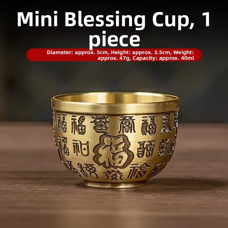 Buddhist Offering Brass Water Cup