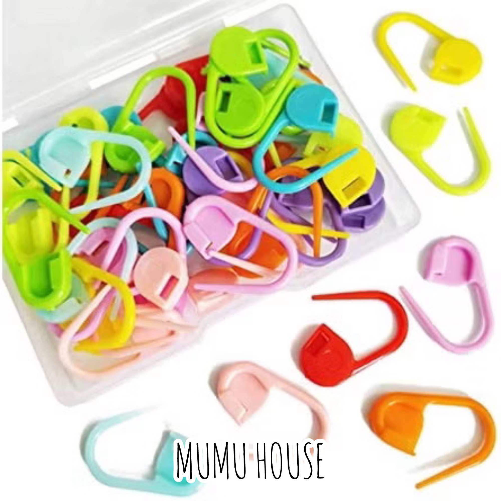 【SG Ready Stock】 20pcs/50pcs/100pcs Knitting Crochet Plastic Stitch Marker Pin