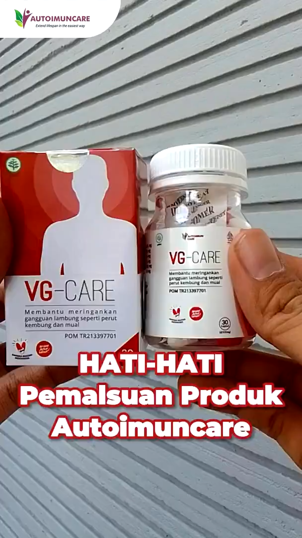 VG CARE Obat Asam Lambung Herbal Alami Atasi Maag Gerd Mual Perut Kembung 30 Kapsul
