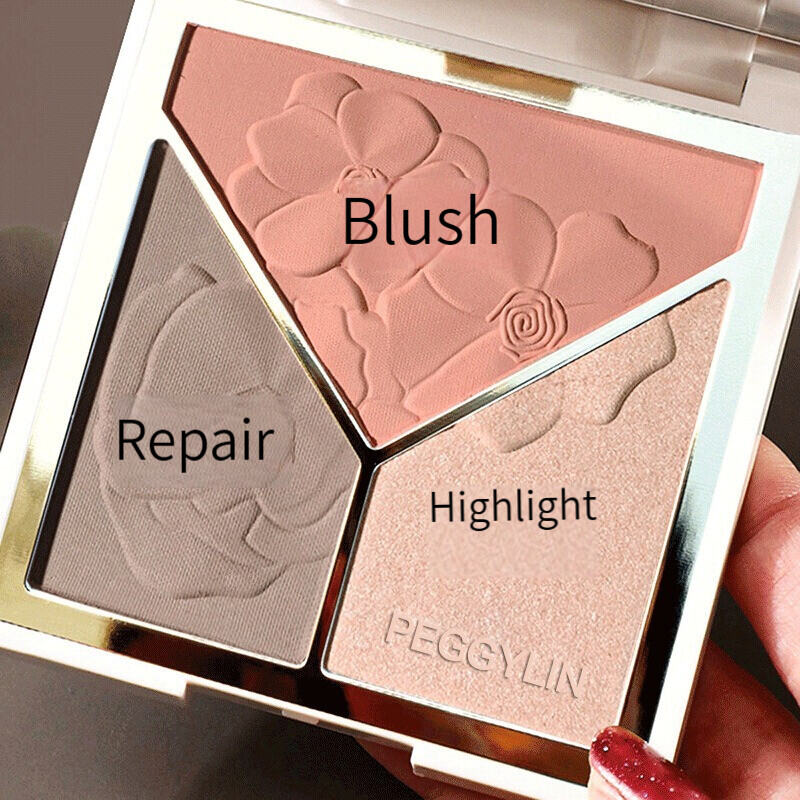 3-in-1 Blush Contouring Tray by Brighten Pearlescent