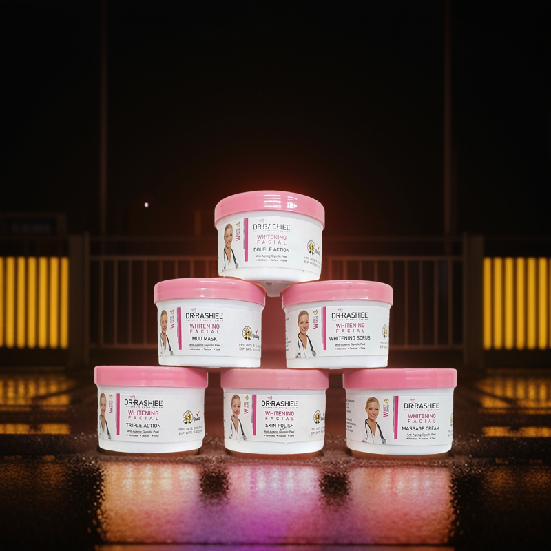 DR-RASHEL Whitening Facial Kit in Jars. 