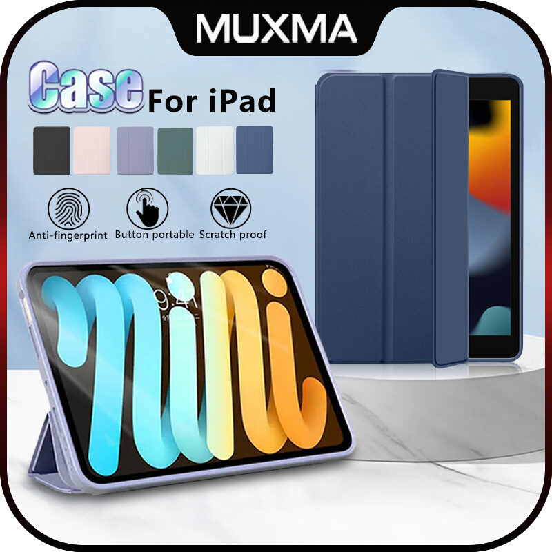 Slim Case for iPad Air 11 13 inch M3 M2 A16 5th/4th Mini6/A17 Pro 12.9 10.2 5/6/7/8/9/10th Gen Cover. 
