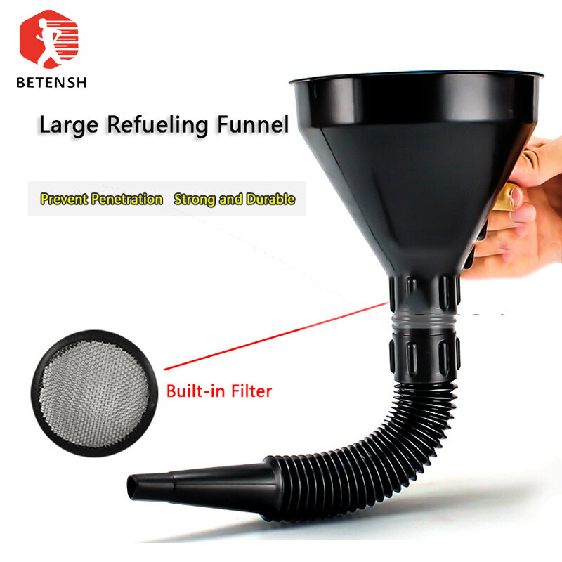 Car Imbudo Plastic Funnel with Strainer for Oil Changes