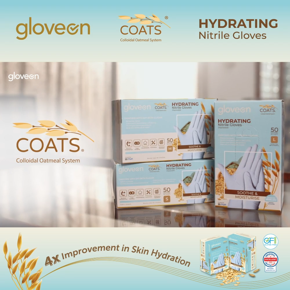 Gloveon Coats Nitrile Powder Hartalega Nitrile Gloves