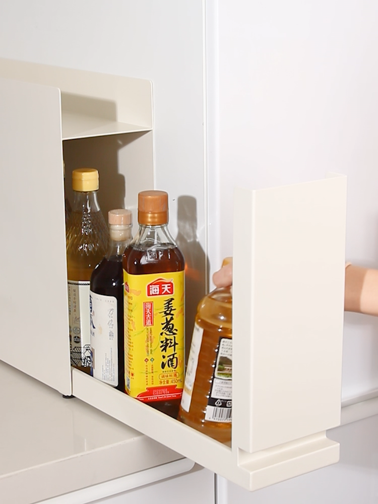SG Kitchen Counter Top Slim Hidden Condiments Pull Out Rack Lazy Susan ...