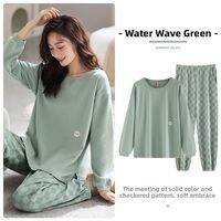 JIALEFEN | Cotton Long Sleeve Leisure Wearable Pajama Set