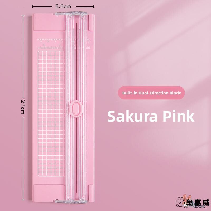 Dual-Purpose Office Paper Cutter Manual Desktop A4 Multi-Function Handcraft Paper Trimmer Portable with Ruler Paper Cutting Tool
