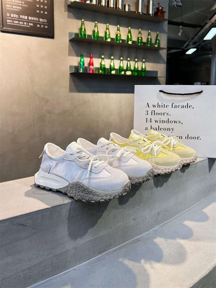 Elevated Thick Bottom Agan De Xin Shoes Women's Ballet Dance Canvas Sneakers Sport Casual Board Shoes Fashionable Leisure · v7