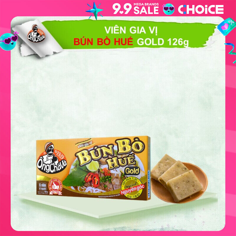 Viên Gia Vị Bún Bò Huế Ông Chà Và Gold 126gr (Hue Beef Rice Noodle Soup Cubes)