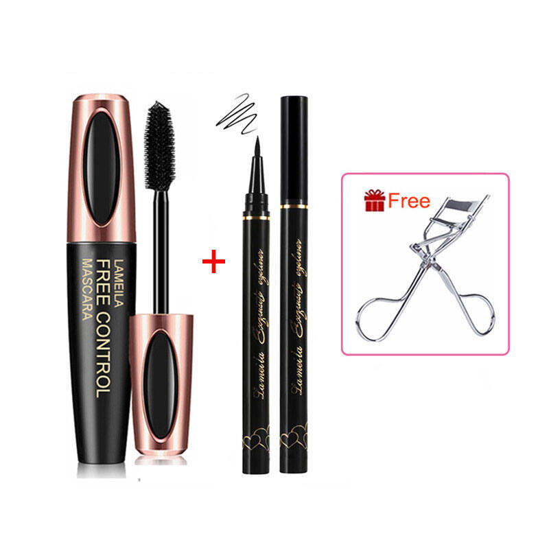 LAMEILA Waterproof Mascara and Liquid Eyeliner Set