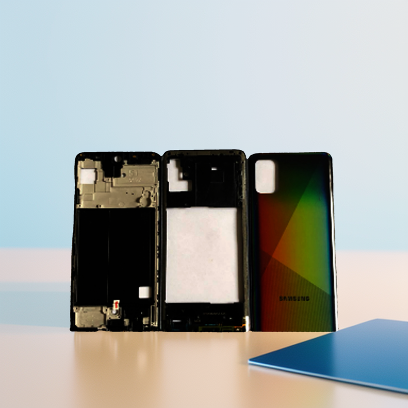 Samsung Galaxy A51 Rear Complete Body Casing Housing Replacement - Black. 