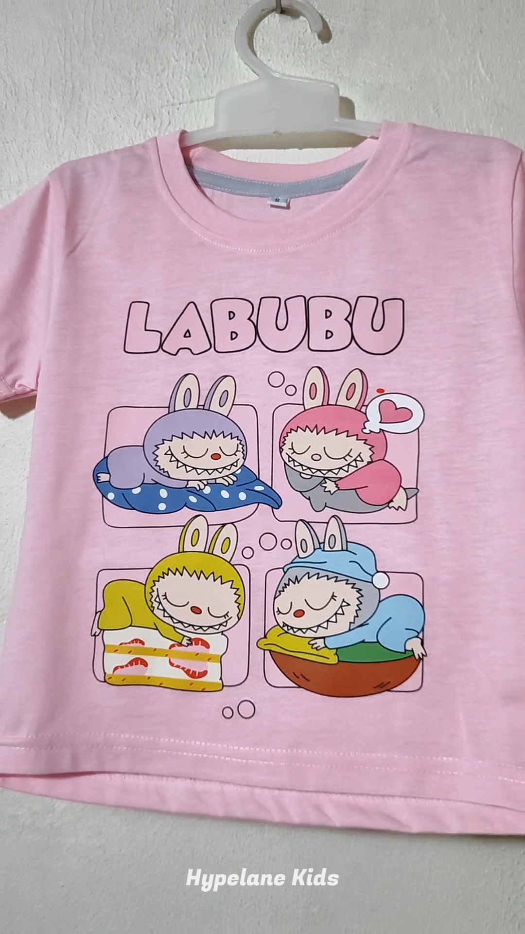Code8.id DTF2 Baju Kaos Distro Anak laki Laki Karakter Labubu Keren Unisex 1 - 10 Tahun
