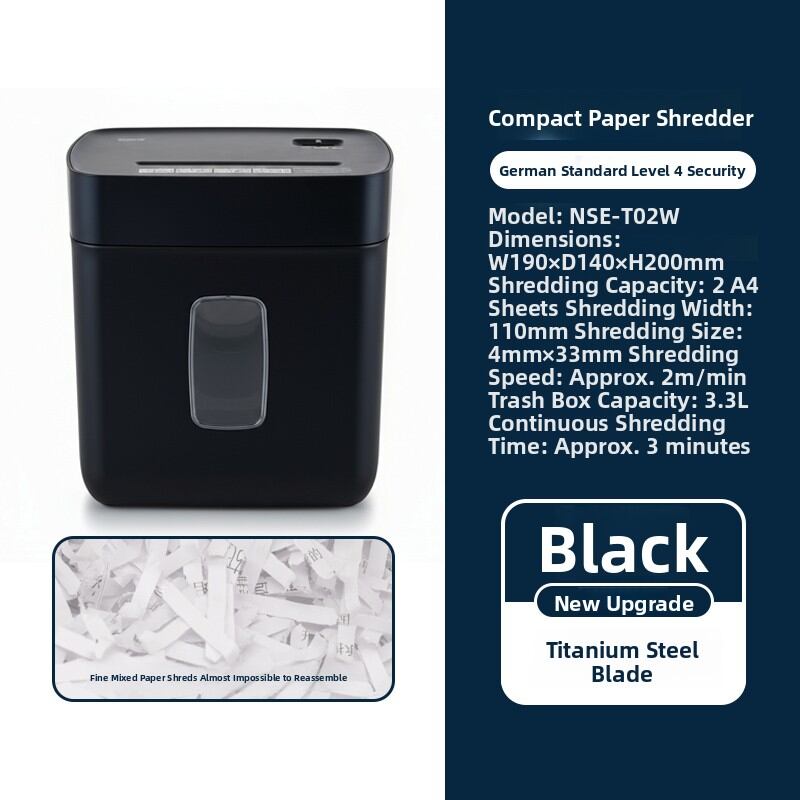 Portable Mini Electric Shredder Level 4 Security