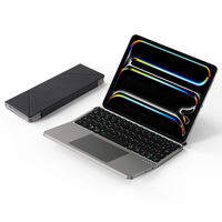 Dux Ducis | Bluetooth Wireless Touch Keyboard Foldable Storage Case for iPad and Android Tablets