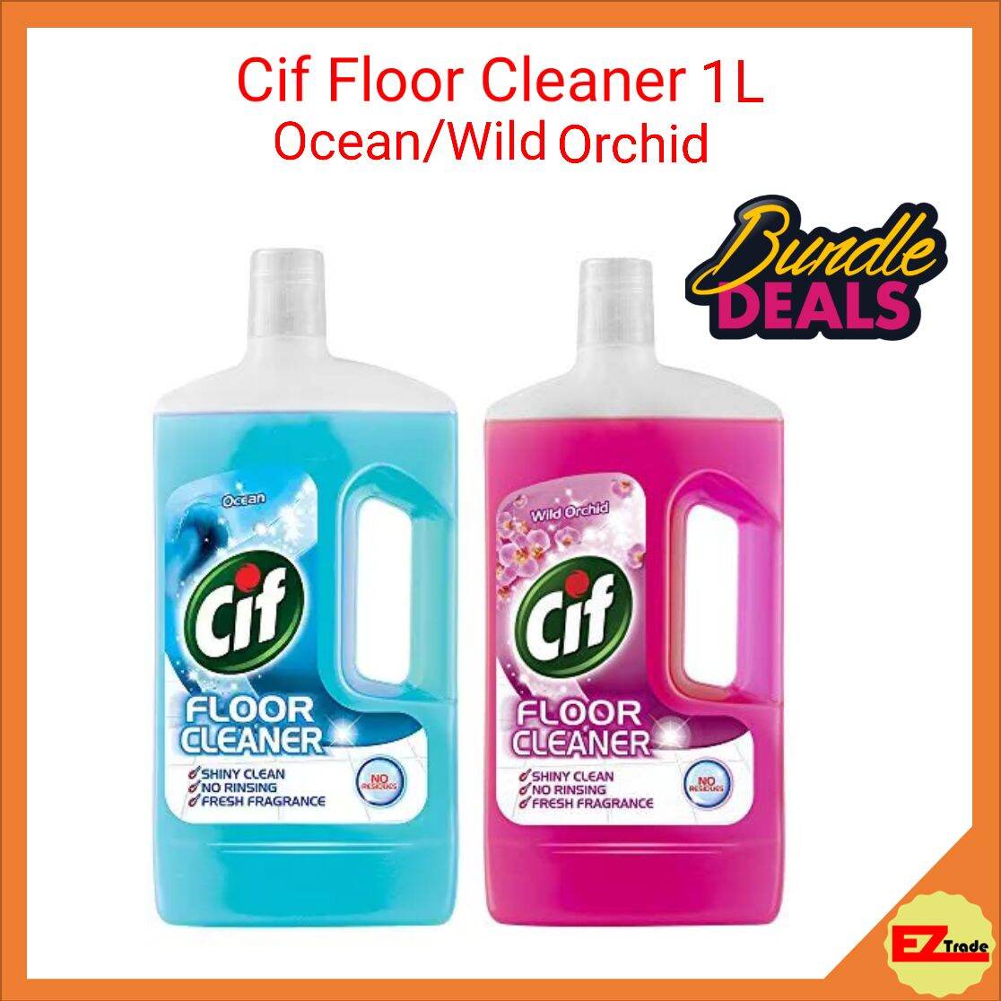 Cif Floor Cleaner Ocean / Wild Orchid Carpet & Floor Cleaners, 1ltr