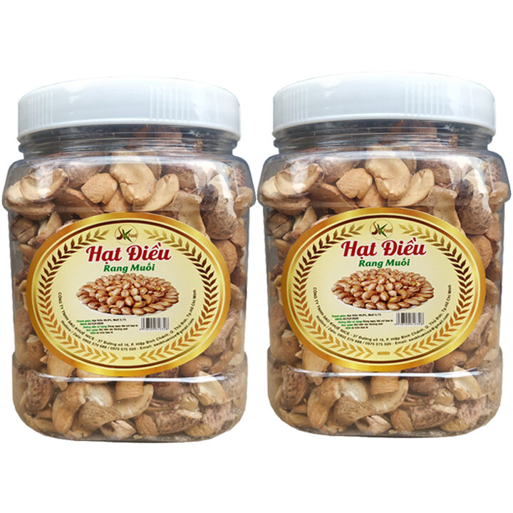 Hạt điều rang muối bể còn vỏ 250g SK FOOD