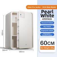 deli | Home Small Biometric Automatic Door Safety Box Bedside
