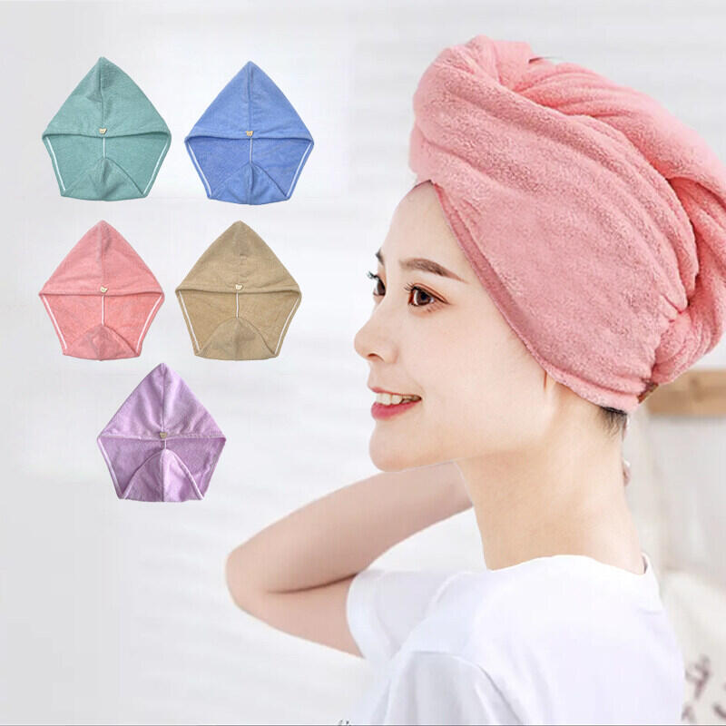 Microfiber Hair Towel Wrap f...