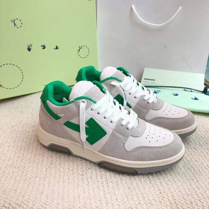 Off-White Thick-Heeled Casual Sports Shoes Unisex Fashionable Leisure Sneakers Luxury Women's Flat Footwear round Toe Mesh Inner · v10