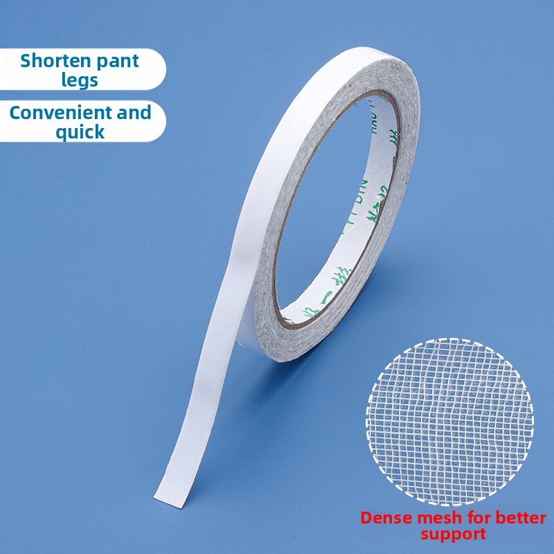 Double-Sided Self-Adhesive Tape Waterproof No-Sew Easy to Shorten Pants Hemming Tool Seamless Fabric Patch Leg Cuff Waterproof