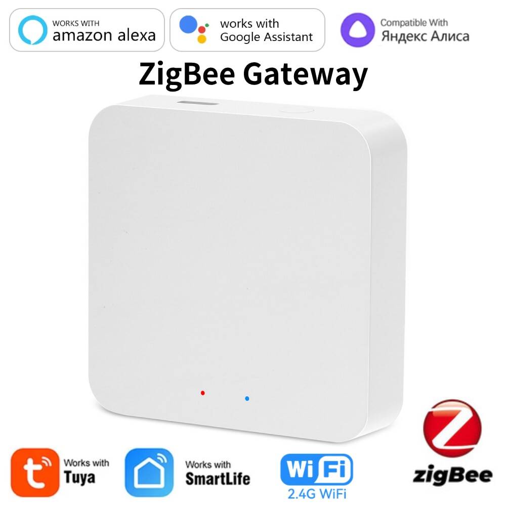 Tuya Zigbee Multi Mode Gateway Hub Smart Home Wifi Bridge Bluetooth Tuya Zigbee Multi Mode Gateway Hub Smart Home Wifi Bridge Bluetooth
