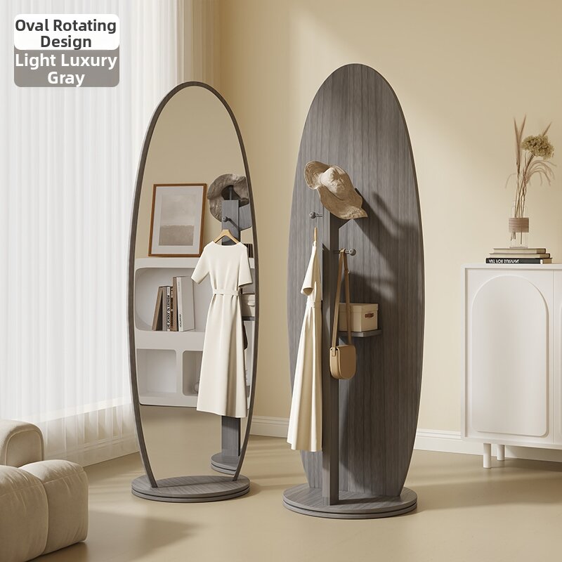 SAMEDREAM | Rotating Full-body Dressing Mirror Hanging Rack